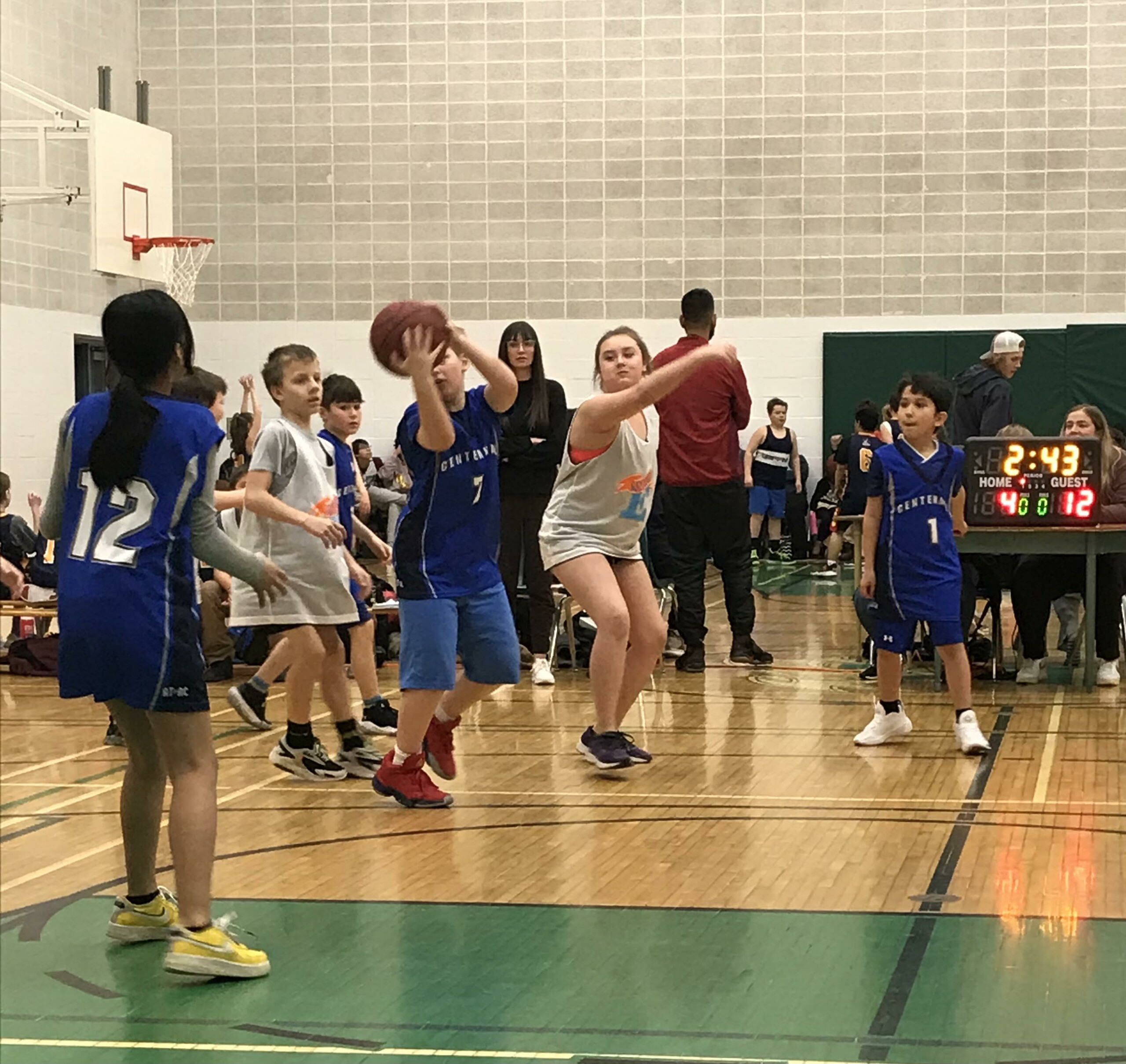 CENTENNIAL SHARKS BASKETBALL TEAM WINS!! Centennial School